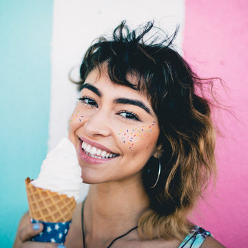 Adorn your eyes in colorful RAINBOW SPRINKLES EYE JEWEL! @FlashTattoos #FLASHTAT